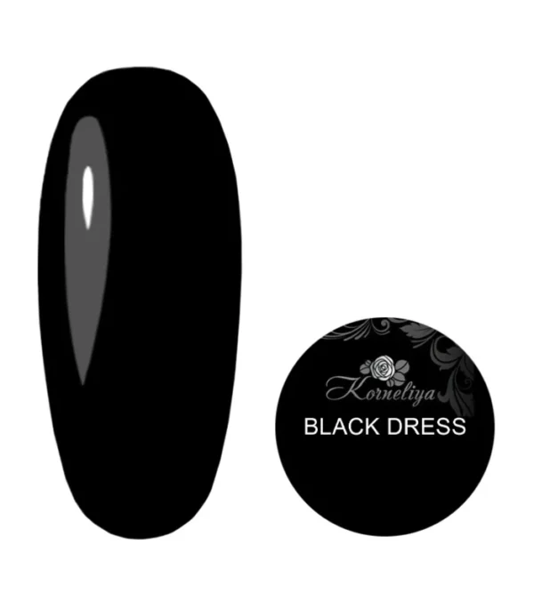 Liquid Gel Black Dress Zwart