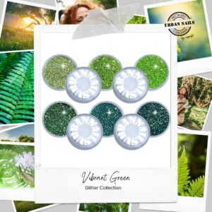 đź’šVibrant Green GlitterCollection